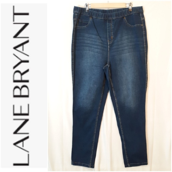 Lane Bryant Denim - Lane Bryant Distressed Jean Leggings